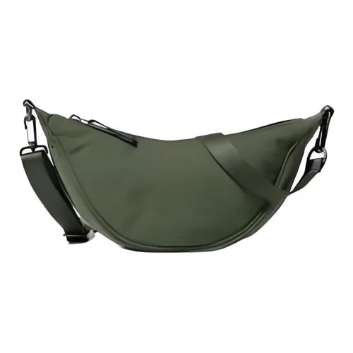 UNIQLO Нейлоновая сумка через плечо мини женская темно-зеленая