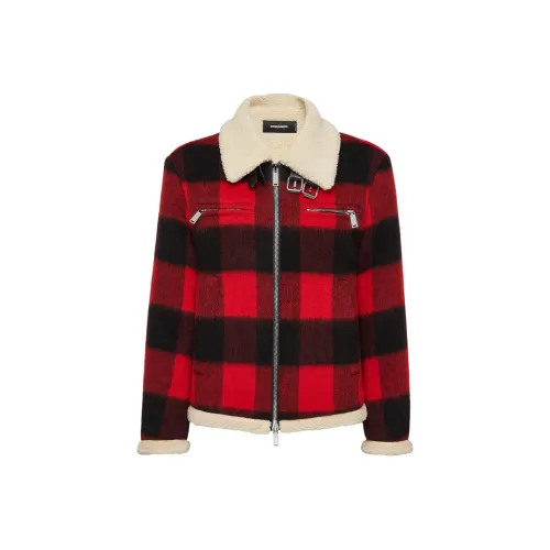 DSQUARED 2 SS24 Куртки и Пальто Мужской Красный