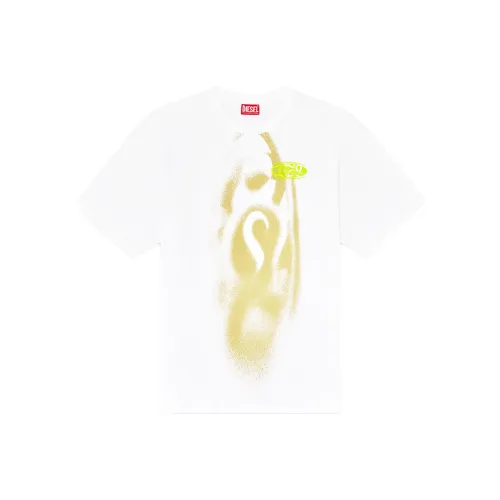 DIESEL Белая Мужская T-Рубашка