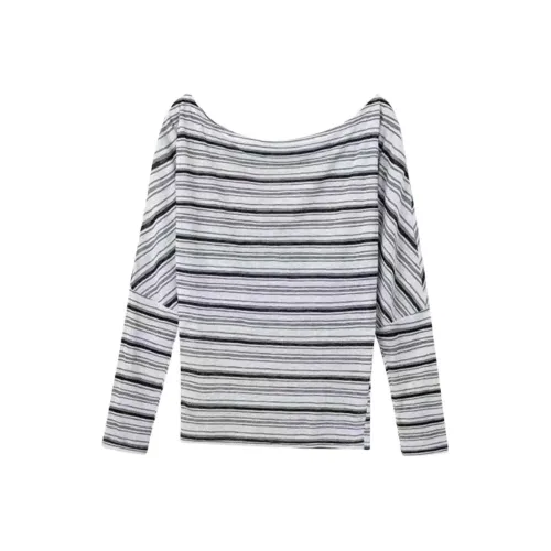 MA JOURNEE Длинный рукав Топ Женский