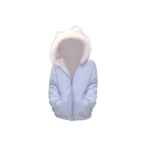 IQC Синий Женские пуховики