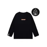 Чёрный с белой вышивкой