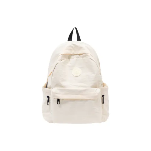 Vack Нейлон Рюкзак Стандартный Унисекс Экрю Черный Оранжевый Светло-Синий Розовый