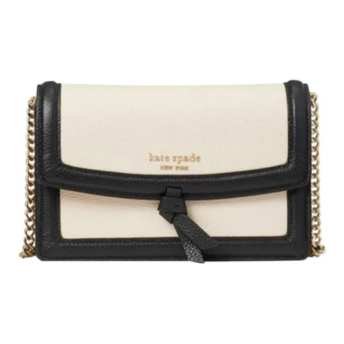 Kate Spade Knott с коровьей кожей Сумка через плечо Женская Белая и Черная
