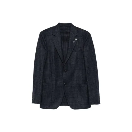 LARDINI Синий Мужской Деловой костюм