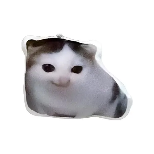 BUDUO Креативный PUSH С динамиком Абстрактный Веселье Немецкий язык Authority Енот Кошка Плюшевый Подвеска 8 см Высокий