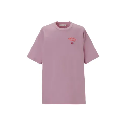 Onitsuka Tiger Фиолетовый Унисекс T-рубашки