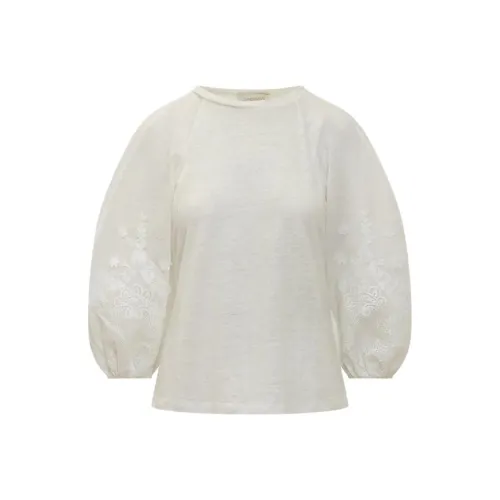 Zimmermann Фонарик-рукав Т-рубашка Женская