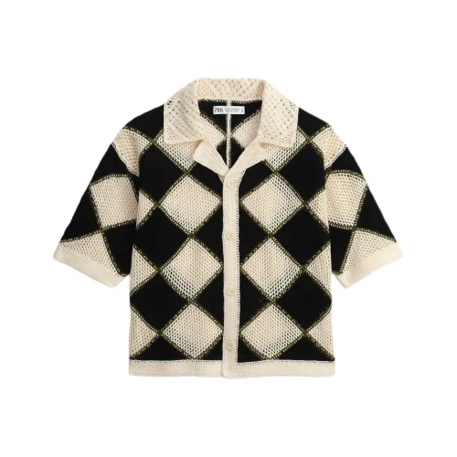 ZARA Khaki Унисекс Рубашки