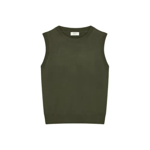 Aritzia Темно-оливковый/Темно-оливковый Женские Майки