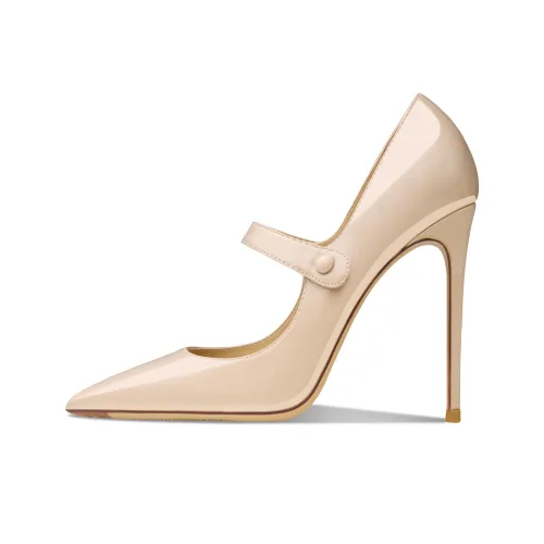 Siwei Высокие каблуки, цвет nude, женские