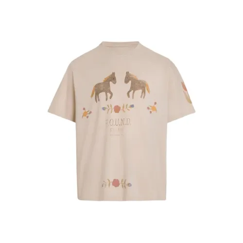 Profound Бежево-желтые унисекс футболки T