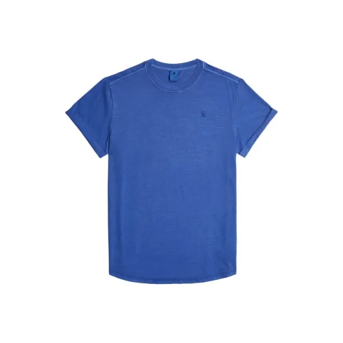 G-STAR RAW Мужские футболки среднего синего цвета