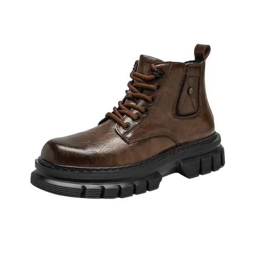 Wooden Rabbit Устойчивый к истиранию Легкий Амортизирующий Подошва Устойчивый Детский Кожаный Сапоги Подростки