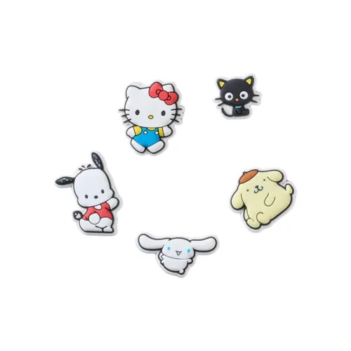 Crocs Пластиковая Обувь Пряжка Унисекс Sanrio Friends Пять Штук Набор