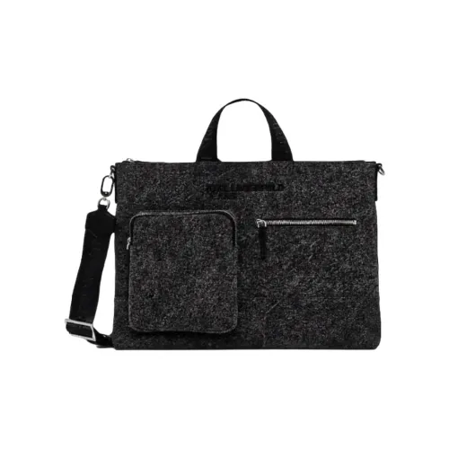 Karl Lagerfeld Хлопок Одно Плечо Сумка Мужская Черная