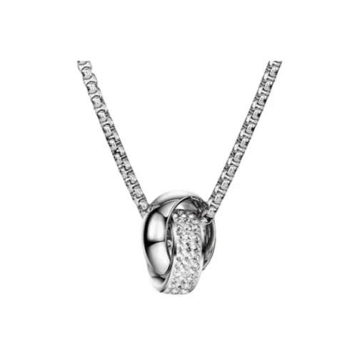 BKBU Титановые стальные цирконовые ожерелья унисекс