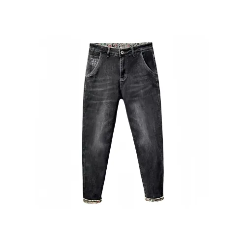 CAT'S PAW Черный Серый Цвет Унисекс Джинсы