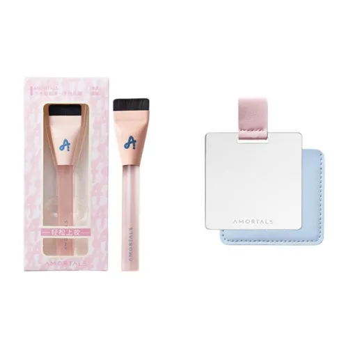 AMORTALS Слайд для макияжа Foundation Brush Palette Косметический инструмент Набор Портативный Мягкий