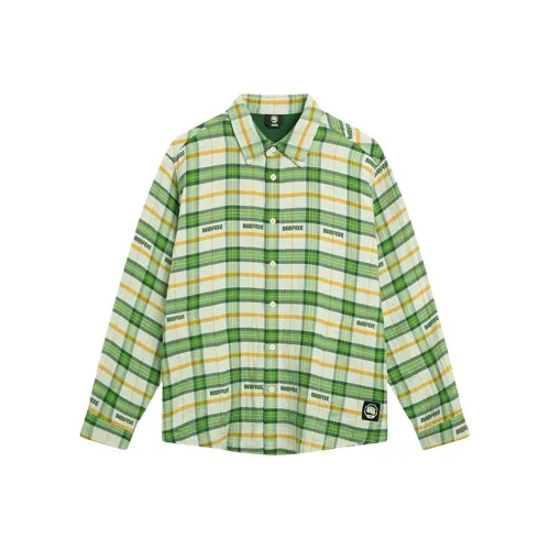 LINING Зеленый Мужские Рубашки