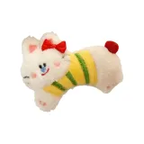 Полосатый кролик, кукла-подвеска