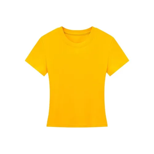 YICHEN Желтые Женские T-рубашки
