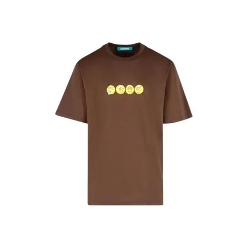 Барроу Коричневый Мужской T-рубашки