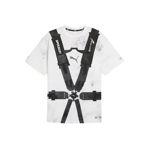 Puma x A$AP ROCKY совместная модель T-рубашка мужская белая черная