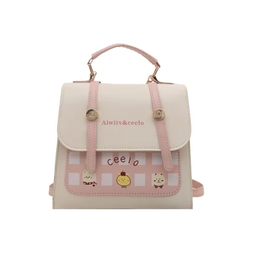 G.DUCKKIDS ПУ (полиуретан) Рюкзак Стандартный Синий Розовый