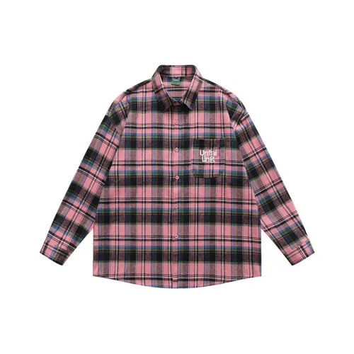 QEWBG Розовый Унисекс Рубашки