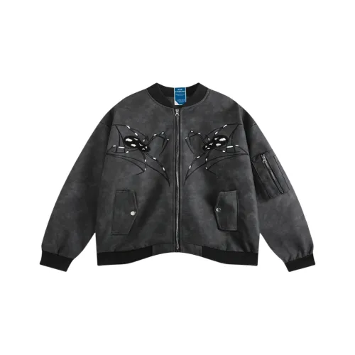 HANDAIWEI Черный Серый Цвет Унисекс Куртки