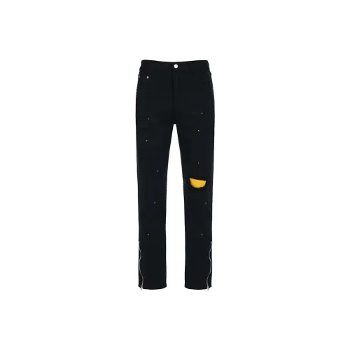 GEOGRE ALEX Мужские Черные Джинсы