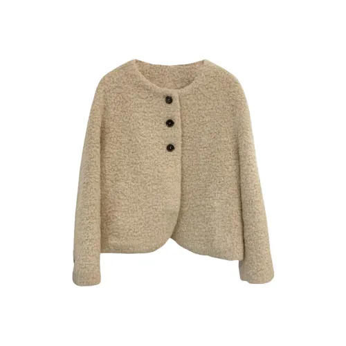 QIAOMONVHAI Вельвет Feel Пальто Женское