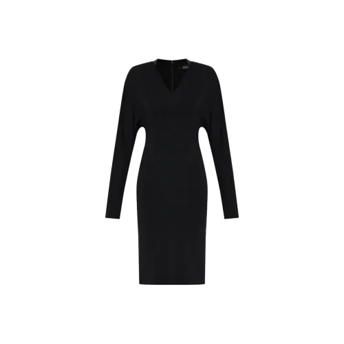 VERSACE FW25 Длинное платье с длинными рукавами женское