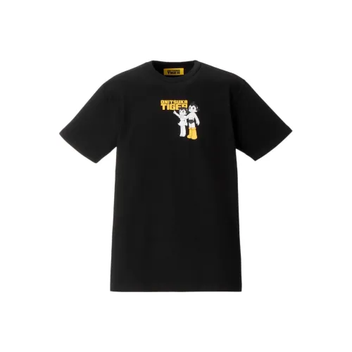 Onitsuka Tiger Черный Унисекс T-рубашки