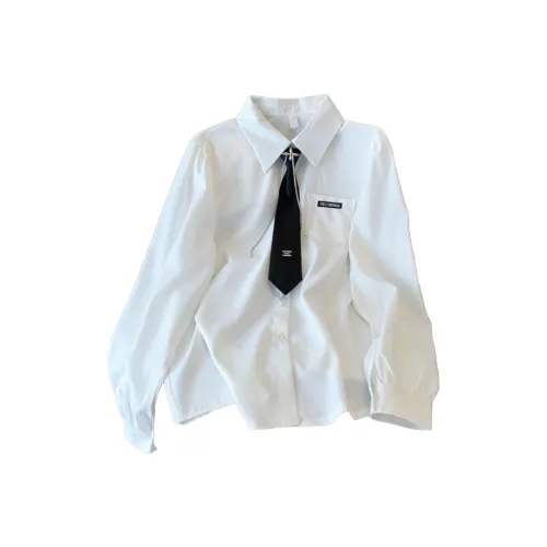 SYEEE WITH U Белый Женские Рубашки