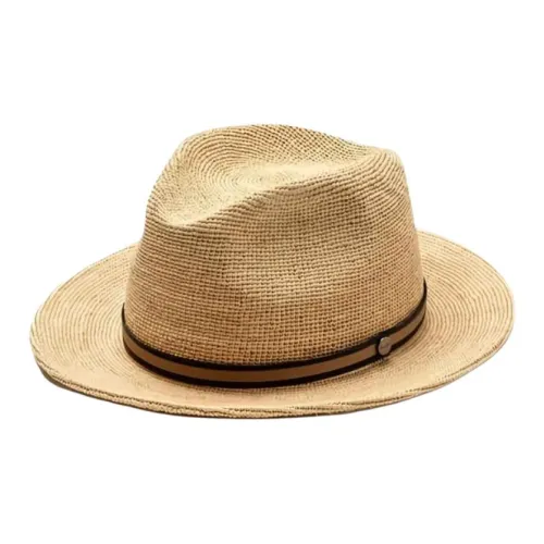 Borsalino Raffia Панамы Унисекс Естественный X Черный Коричневый