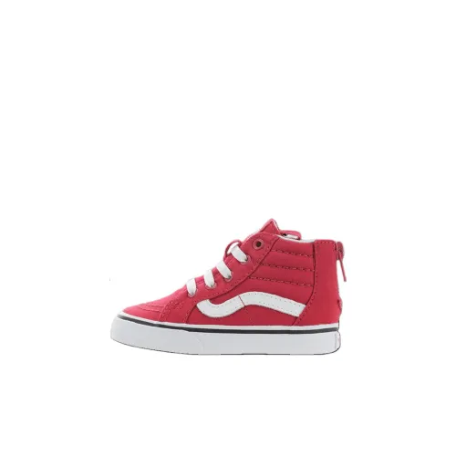 VANS SK8 HI Высокие кеды Обувь для малышей Красный Infant и Toddler