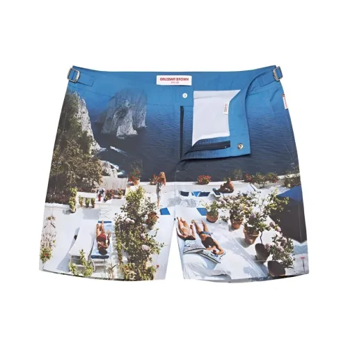Orlebar Brown Мужские синие пляжные шорты