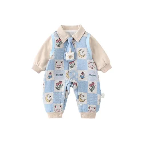 XiaoJinBu Blue Baby Комбинезоны / Ползунки