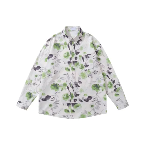 51XXHA Белый Унисекс Рубашки