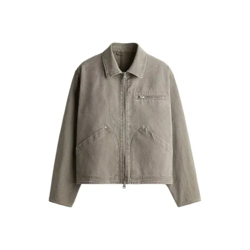 H&M Серый Зеленый Мужские Куртки