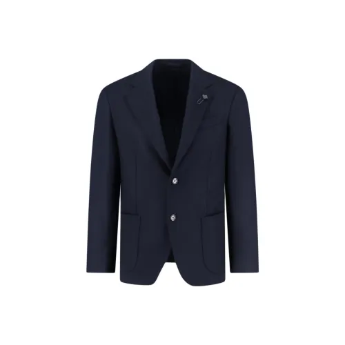 LARDINI Синий Мужской Деловой костюм