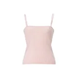 Топ на бретелях - светло-розовый