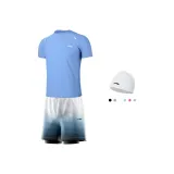 Комплект одежды (Синий топ + Белый и синий низ + Кепка для плавания)