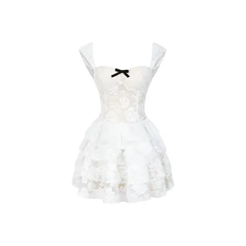 TIBINB Белый Женские Слиплатья