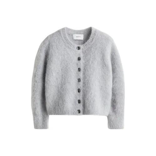 H M Светло-серый Женский Трикотаж