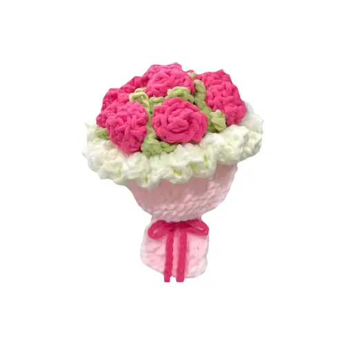 LOGISTAR Роза в руке Букет ICE CUBE Пряжа Подсолнух Пряжа Crochet Ткани вязаные DIY Материал Сумка DIY Игрушки