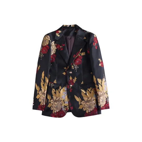 TAIZILONG Черный Мужской Деловой Костюм