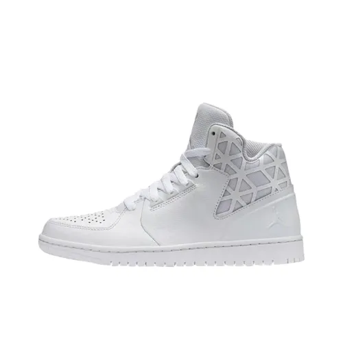 Jordan Air Jordan 1 Винтажные баскетбольные кроссовки Мужской Белый